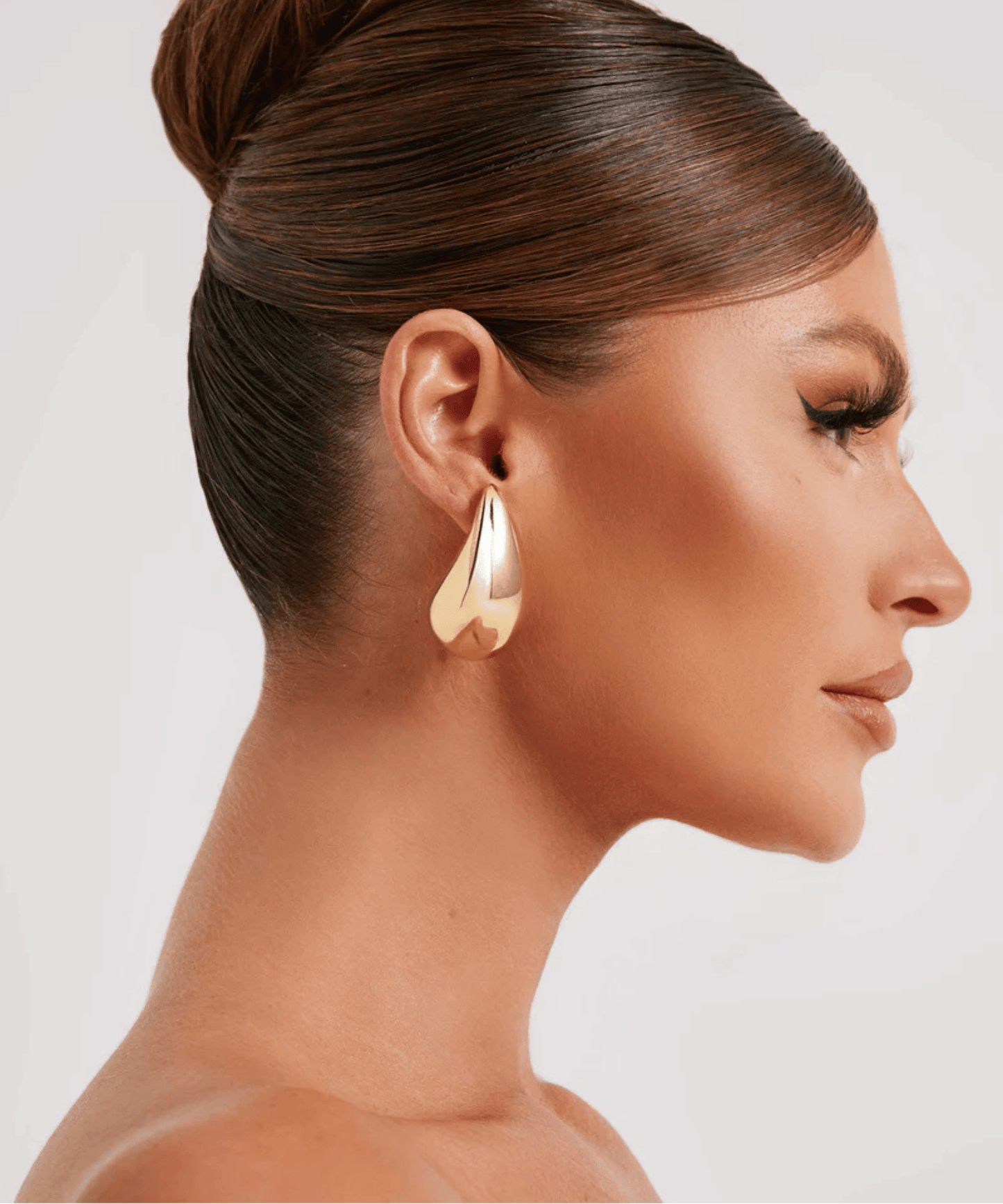 Large Celis Earrings - Gold