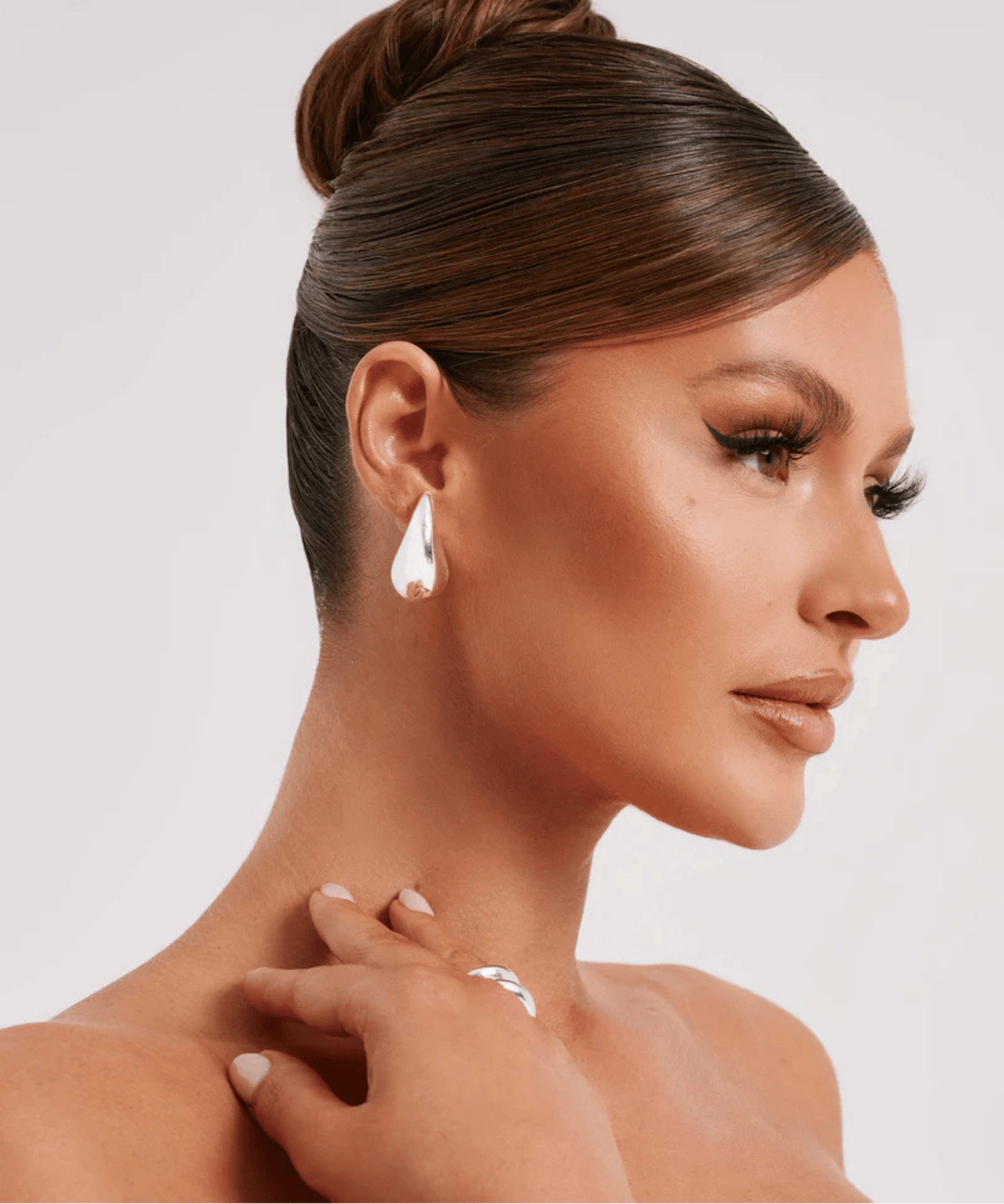 Small Celis Earrings - Silver