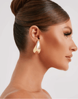 Large Celis Earrings - Gold