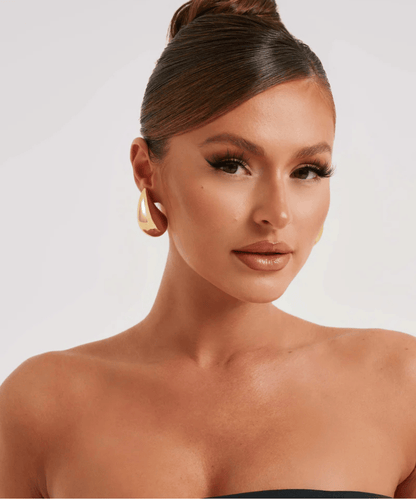 Large Celis Earrings - Gold