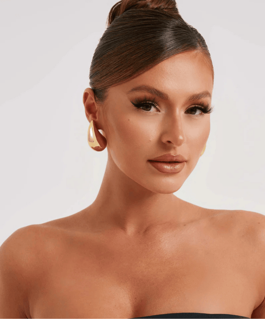 Large Celis Earrings - Gold