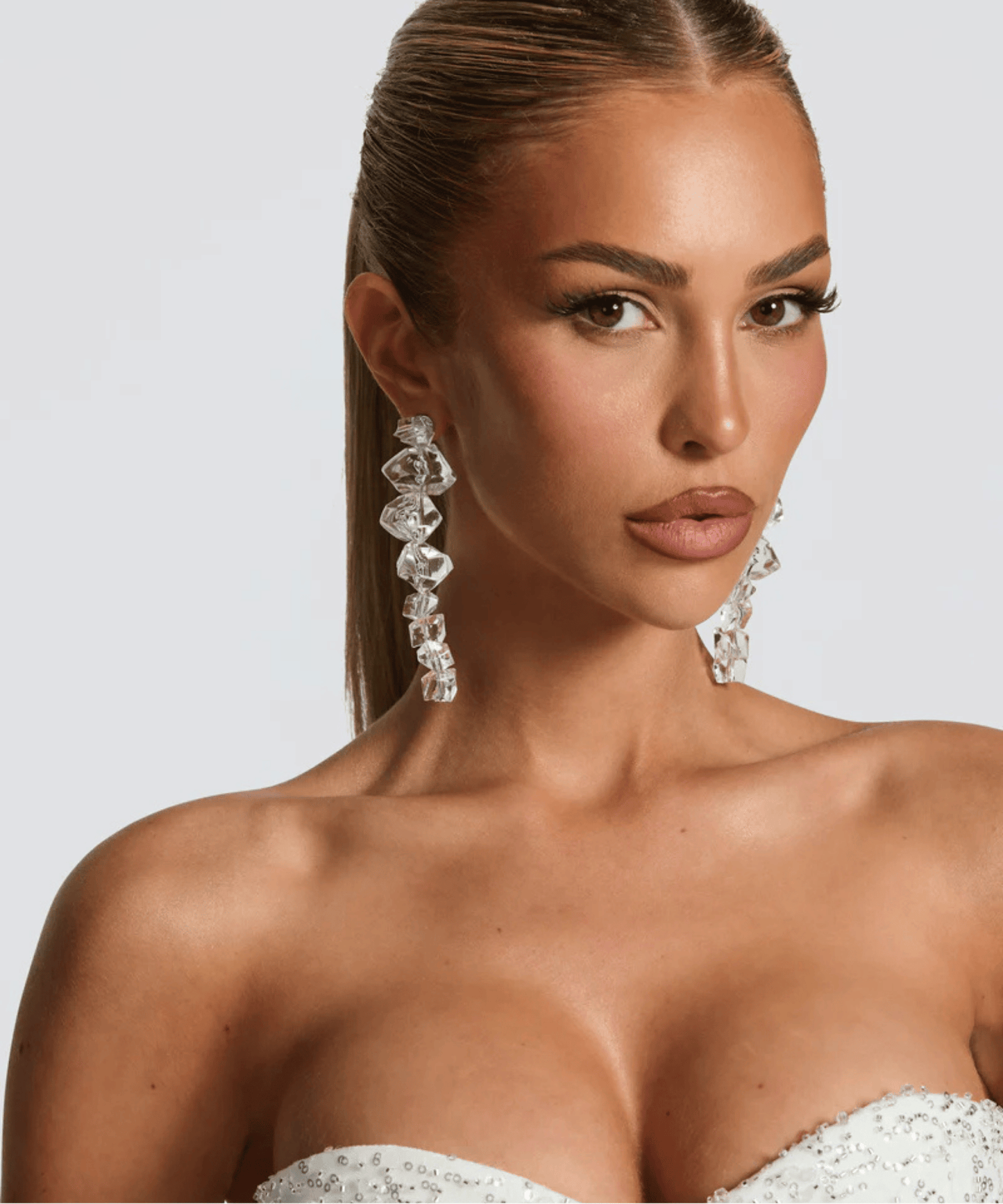 Saphy Earrings - Clear